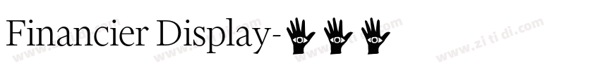 Financier Display字体转换